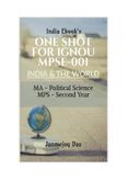 IGNOU MPSE-001: INDIA AND THE WORLD