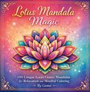 100 Unique Lotus Center Mandalas for Relaxation and Mindful Coloring