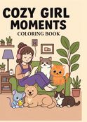Everyday Magic: Cute & Cozy Girl Moments Coloring Book: