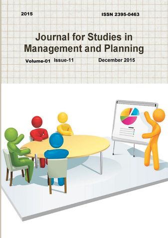 Journal for Studies in Management and Planning December 2015
