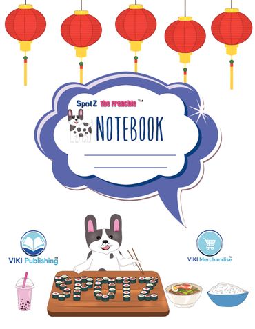 SpotZ The Frenchie™ RULED COMPOSITION NOTEBOOK