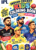 CRICKET IPL KIDS COLORING BOOK FOR ALL AGES