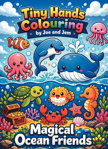 Tiny Hands Colouring: Magical Ocean Friends