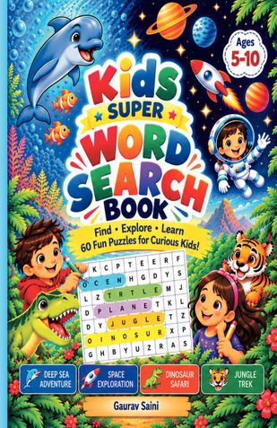 Kids Super Word Search Book