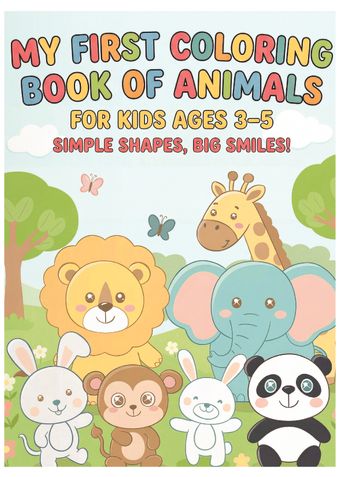 MY FIRST COLORING BOOK OF ANIMALS