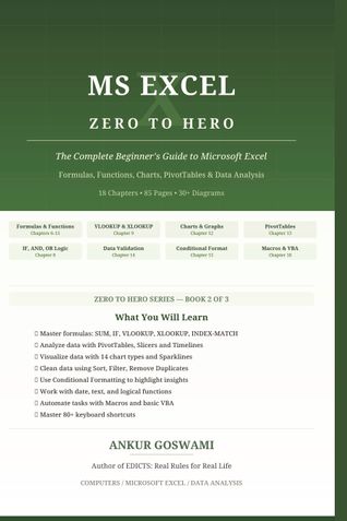 MS Excel: Zero to Hero