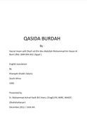 QASIDA BURDAH