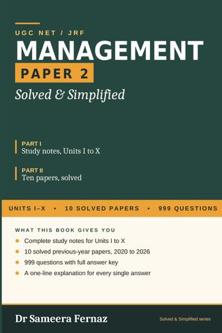 UGC NET Management Paper 2: Solved & Simplified