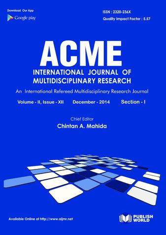 Acme International Journal  (Volume - II, Issue - XII  December - 2014)   Section - I