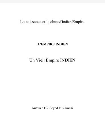Un Vieil Empire INDIEN