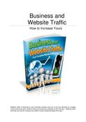 Business and website traffic