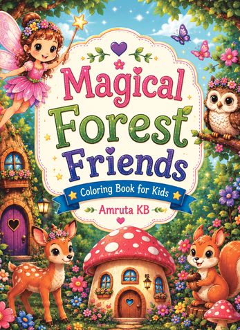 Magical Forest Friends Coloring Book for Kids