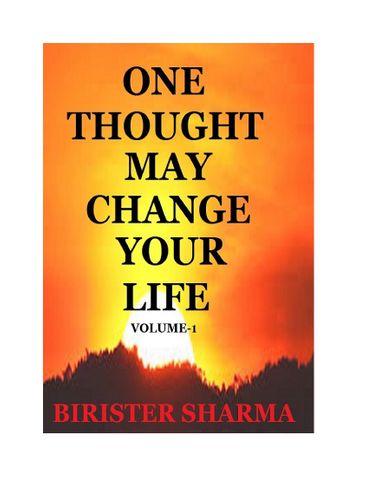 One thought may change your life! vol-1