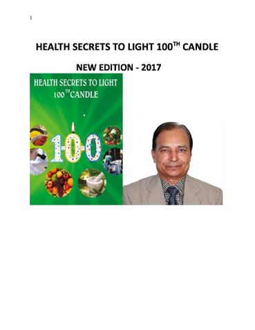 Health Secrets To Light 100th Candle