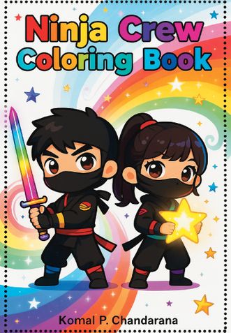 Ninja Crew Coloring Book
