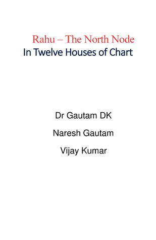 Rahu in Twelve Houses of Chart
