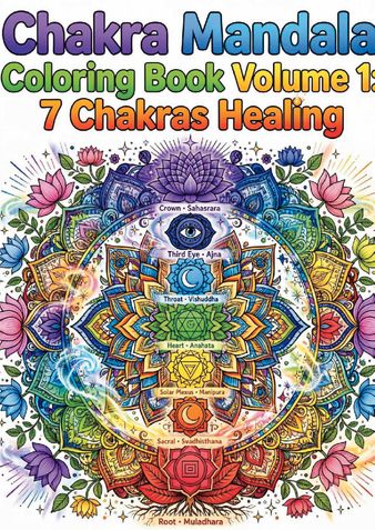 Chakra Mandala Coloring Book