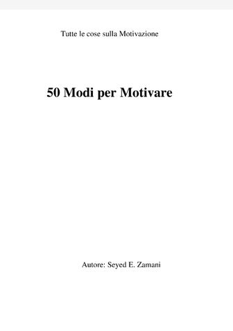 50 Modi per Motivare