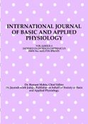 International Journal Of Basic and Applied Physiology, Vol.2,Issue.1