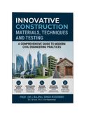 Innovative Construction Materials, Techniques and Testing