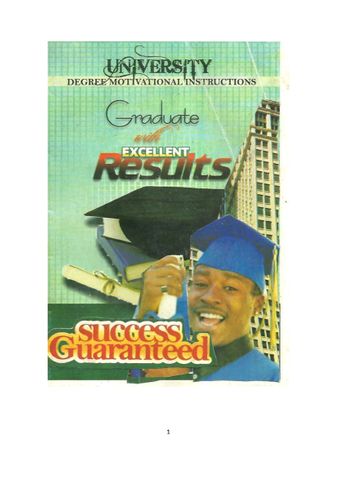 GRADUATE WITH EXCELLENT RESULTS