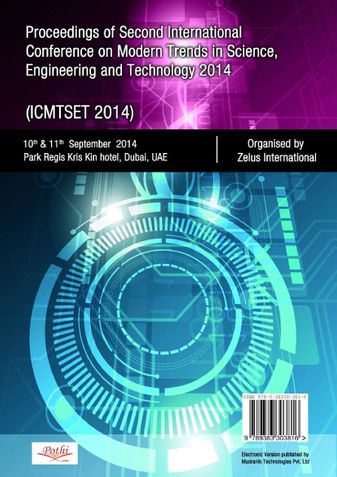 Proceedings of Second International Conference on Modern Trends in Science, Engineering and Technology 2014 (ICMTSET 2014)