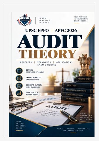 UPSC EPFO APFC 2026 Audit & Insurance: Theory + 300 Practice MCQs Each