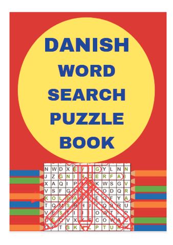 Danish Word Search Puzzle Book