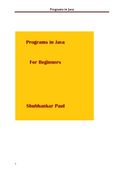Programs in Java