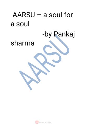 Aarsu - a soul for a soul