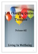 Life Changing Quotes & Thoughts (Volume 86)