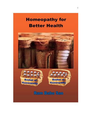 Homeopathy for Better Health