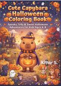 Cute Capybara Halloween Coloring Book