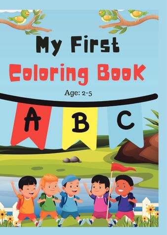 My First ABC Coloring Book for kids