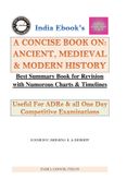 A Concise Book on Ancient, Medieval and Modern Indian History