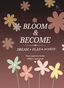 Bloom & Become: Lined Notebook