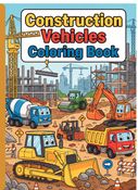 Children colouring book - Construction Vehicles