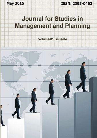 Journal for Studies in Management and Planning, May 2015, Part-1
