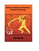 Perfect Celebrity Cricketers Kundali Astrology