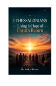 1 Thessalonians: Living in Hope of Christ's Return
