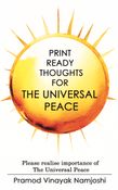 PRINT READY THOUGHTS FOR THE UNIVERSAL PEACE