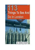 113 Things To See And Do In London