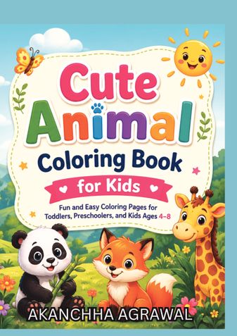 Cute Animal Coloring Book for Kids