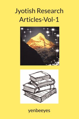 Jyotish Research Articles-Vol. 1