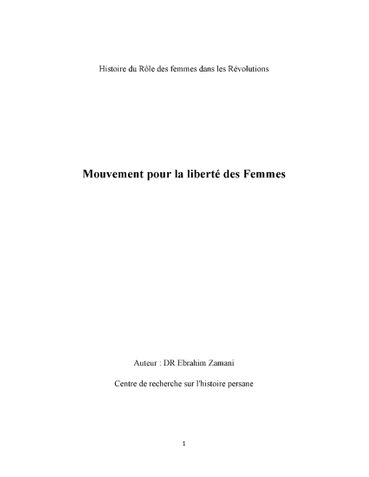 Mouvement pour la liberté des Femmes