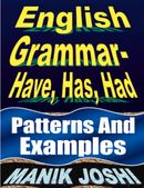 English Grammar- Have, Has, Had