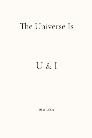 The Universe is U & I in a Verse: A Couples Love Story Journal
