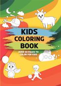 Kids Coloring Book-Over 50 Pages To Color For Kids