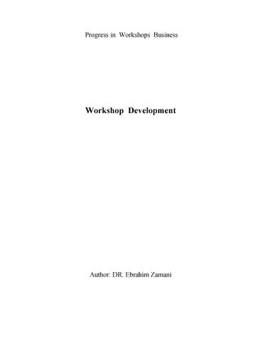 Workshop  Development