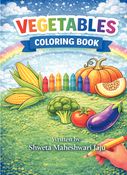 Vegetables colouring book for kids